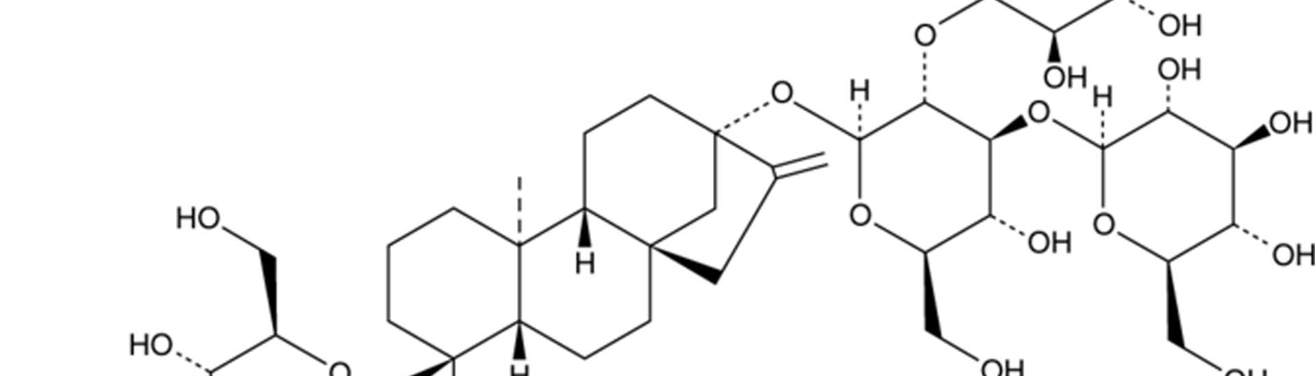 rebaudioside d natural stevia structural formula